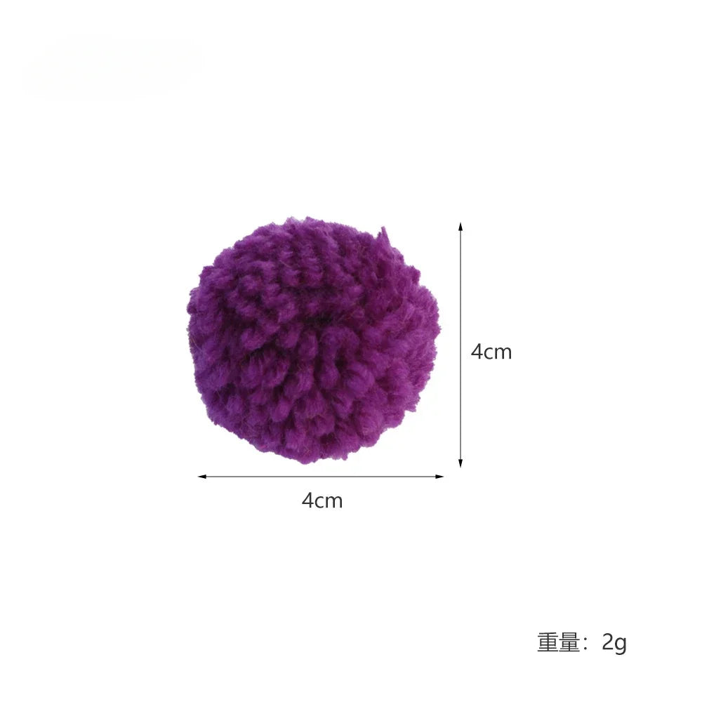 Halloween Cat Plaything Accessories Wool Flower Drum Bell Pumpkin, Interactive