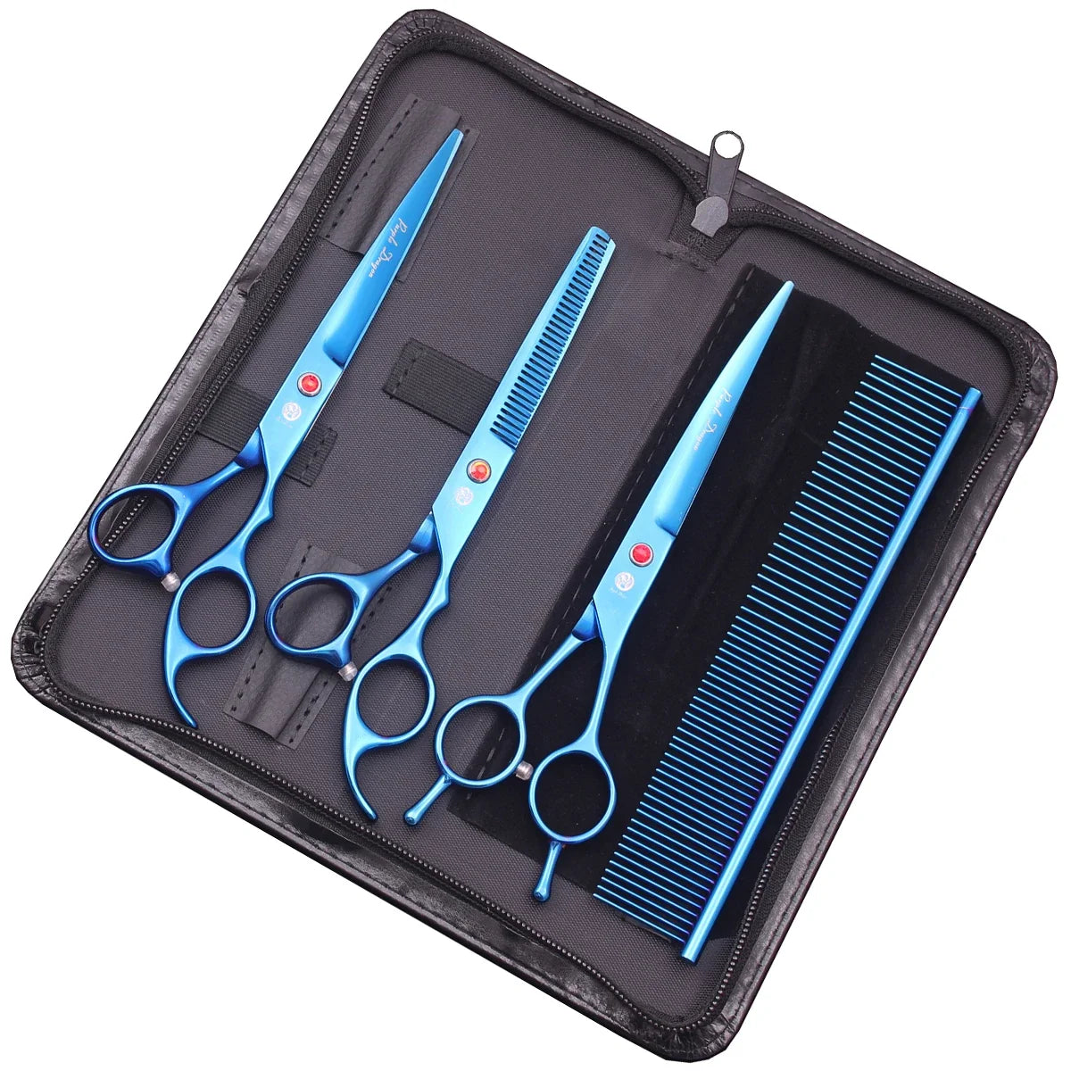 Purple Dragon Dog Grooming Scissors Kit 7" - MyPetDollar.com