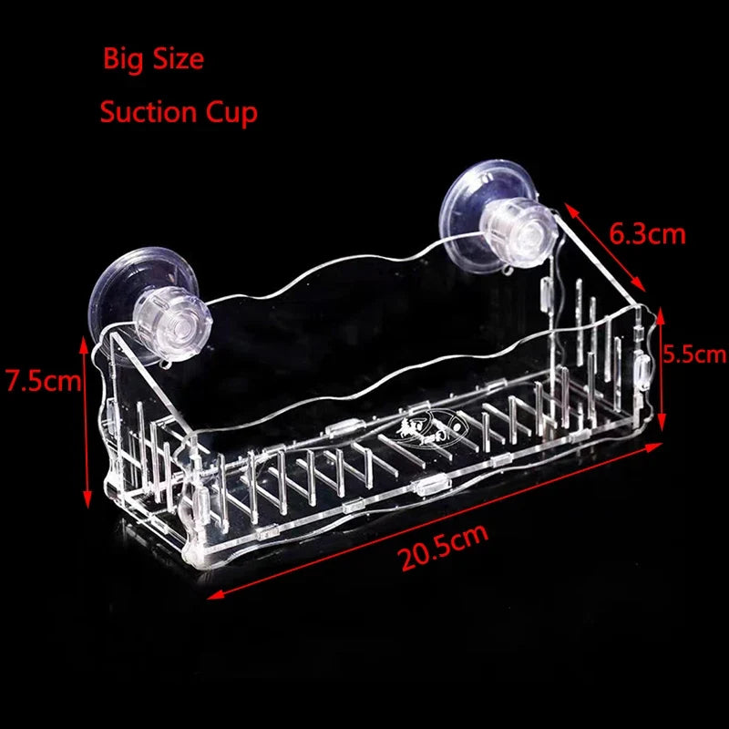 Hanging Fish Tank Crystal Acrylic Pot Polka Aquarium – 9 Colors