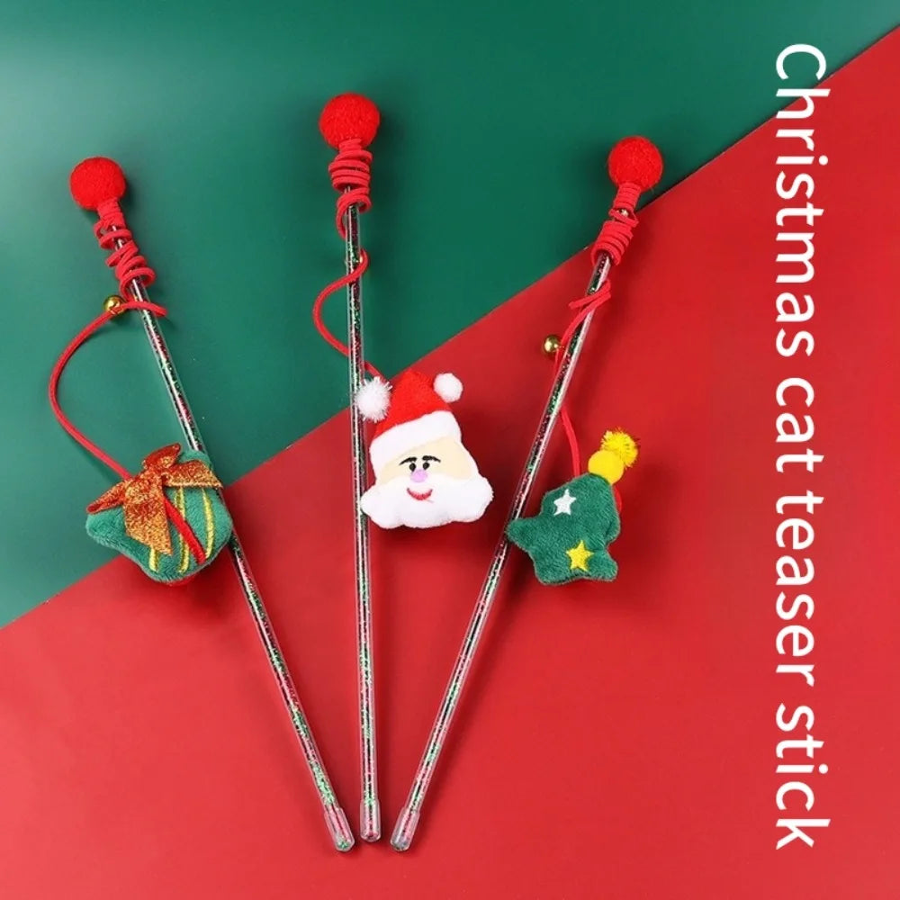 Cat Toys Cats Teasing Sticks Christmas Cute - MyPetDollar.com