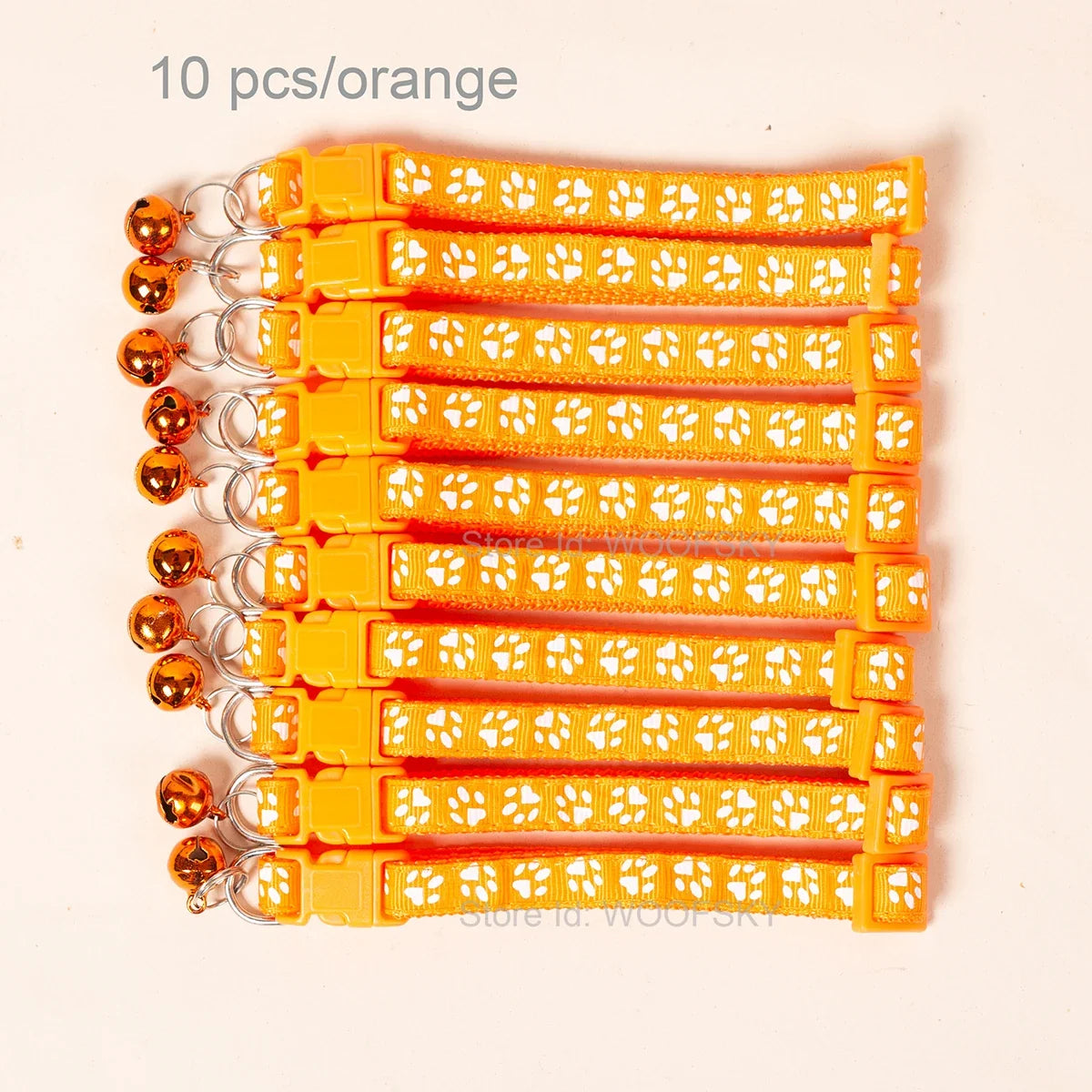 Colorful Pet Collars with Bell 23 Different Colors – 24 Colors