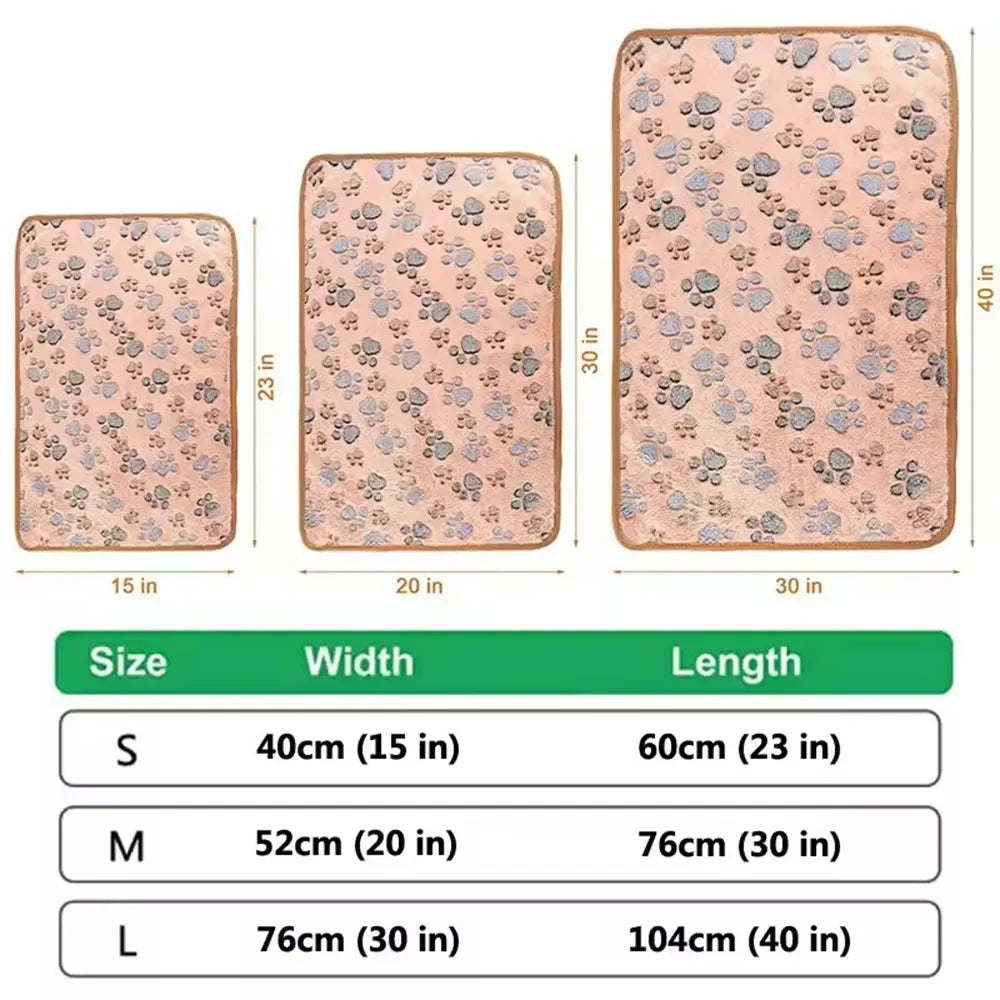 Dog Blanket Washable Fuzzy Soft Pet Mat - MyPetDollar.com