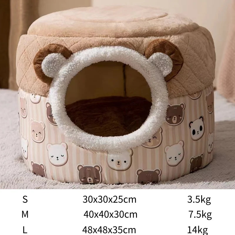 New Winter Pet House Dog Soft Nest Kennel - MyPetDollar.com