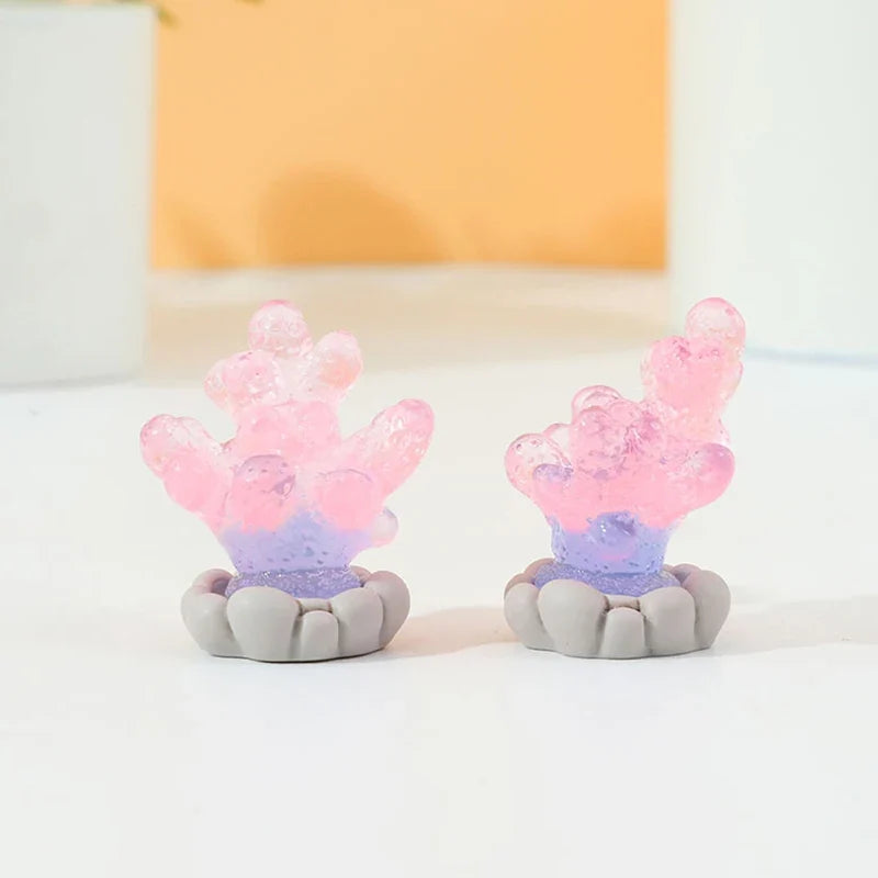 Potted Plants in the Shape of Noctilucent Marine Resin Fish – 10 Colors