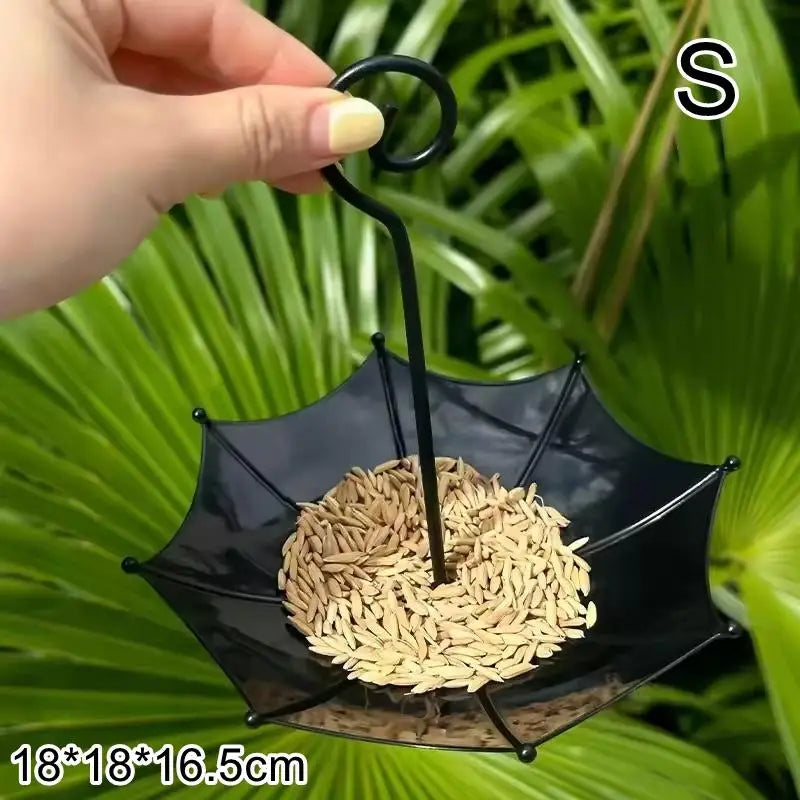 ✔umbrella Shaped Hanging Bird Bath – 2 Colors