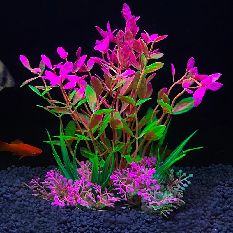 Artificial Aquarium Decor Plants Plastic - MyPetDollar.com