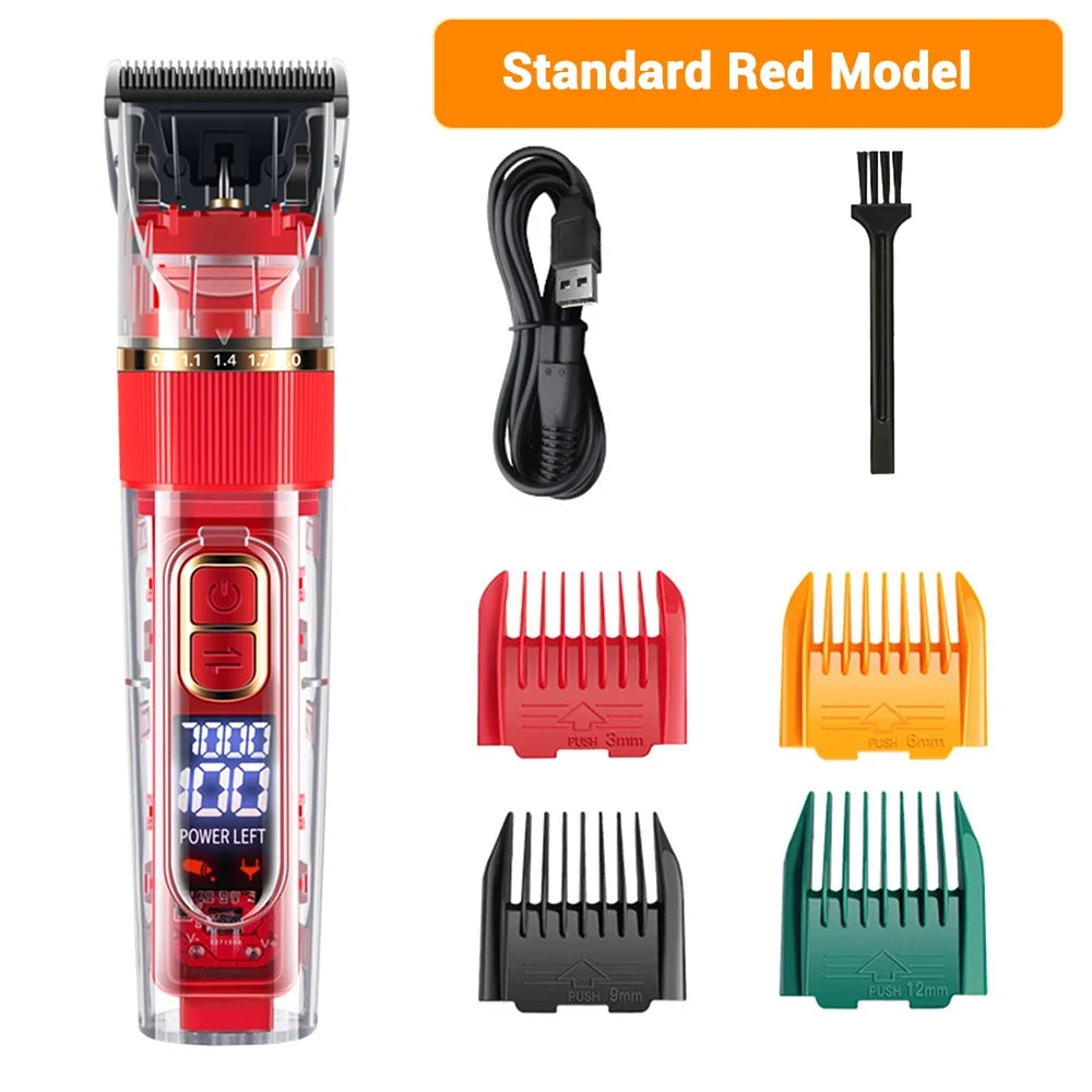 Electric Pet Grooming Clipper with Smart Display Three Speed, Waterproof