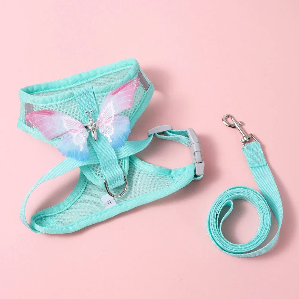 New Breathable Cute Cat Harness Set - MyPetDollar.com