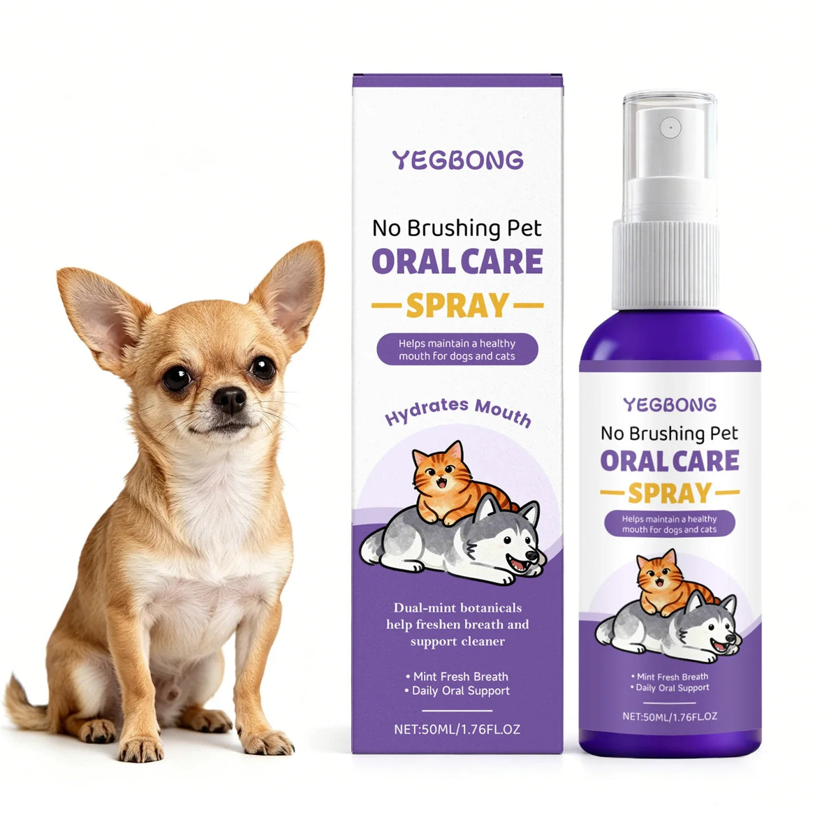 Pet Oral Care Spray Plaques Tartar Removal - MyPetDollar.com