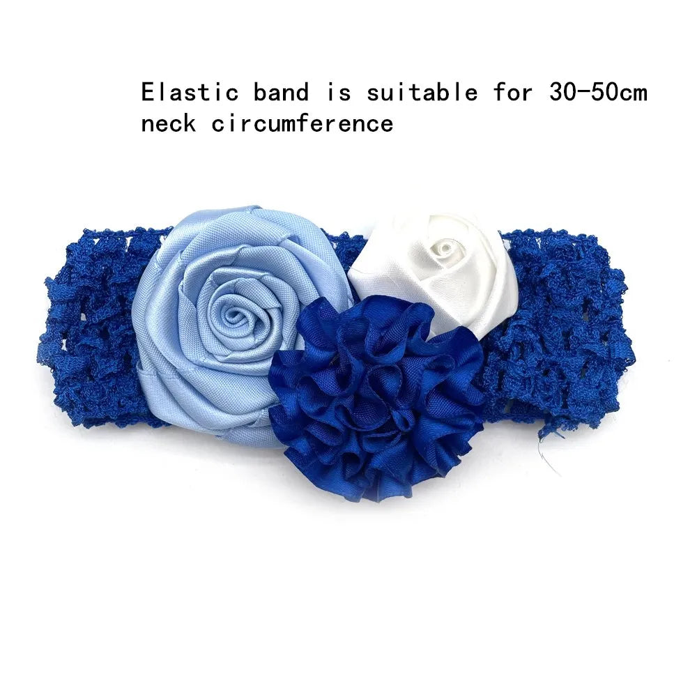 30/50Pcs Pet Dog Flowers Bowtie with Elastic - MyPetDollar.com