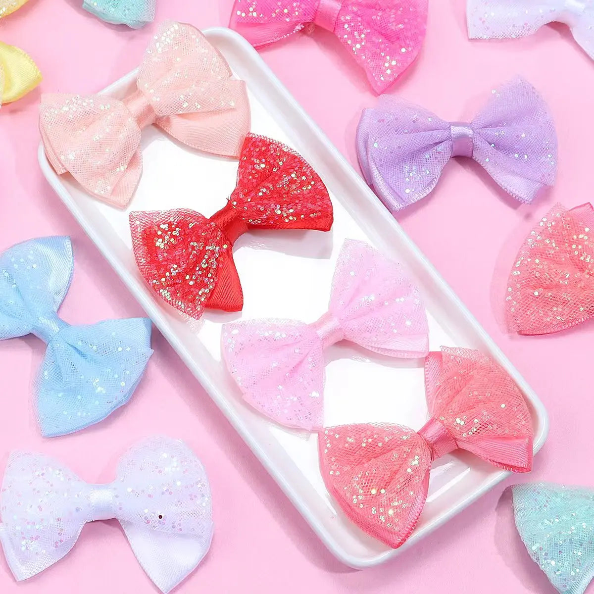 5/10pcs Sweet Lace Dog Hairbows Dog Bows - MyPetDollar.com