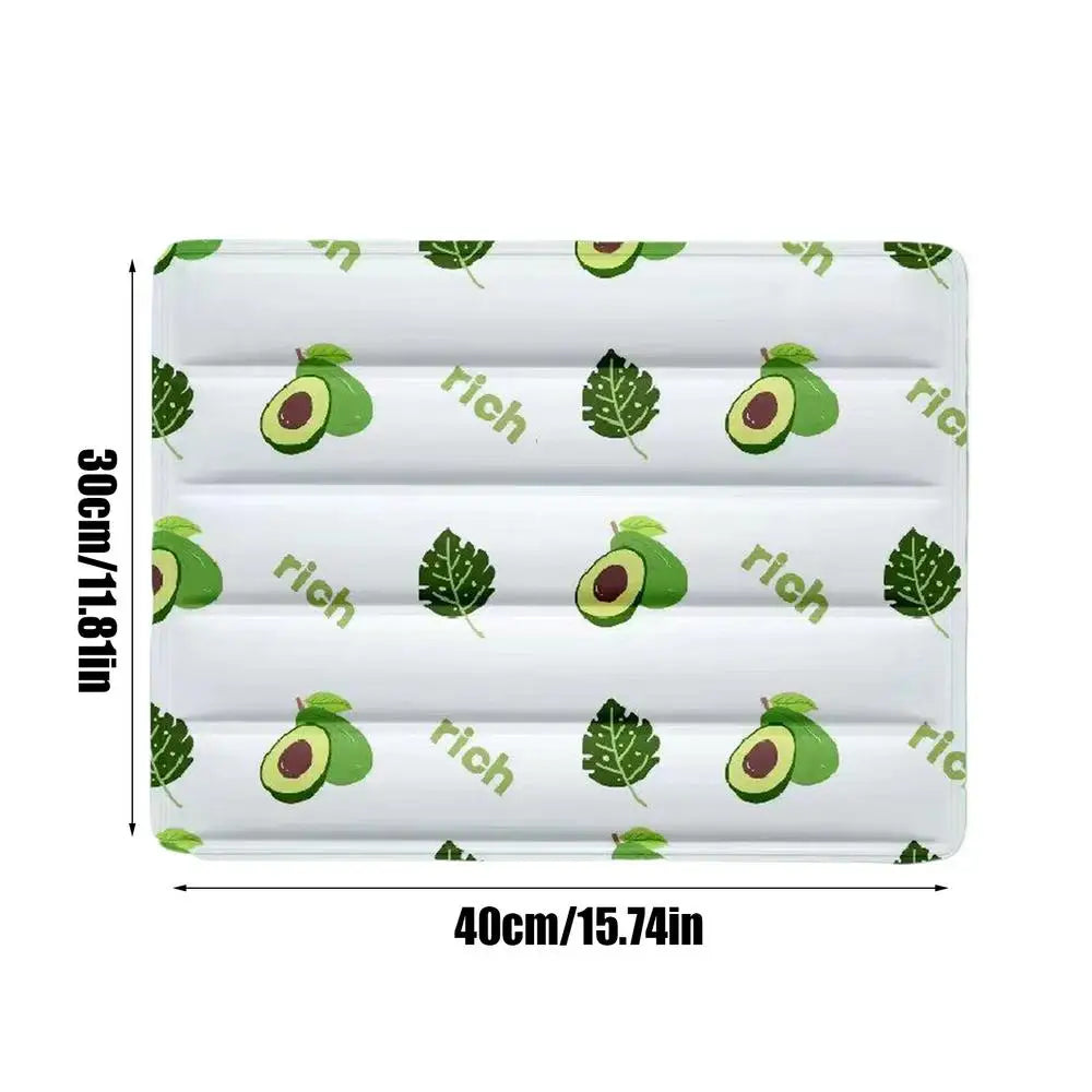 Dog Cooling Mat 30x40cm Ice Bed Soft Reusable Floor Cushion
