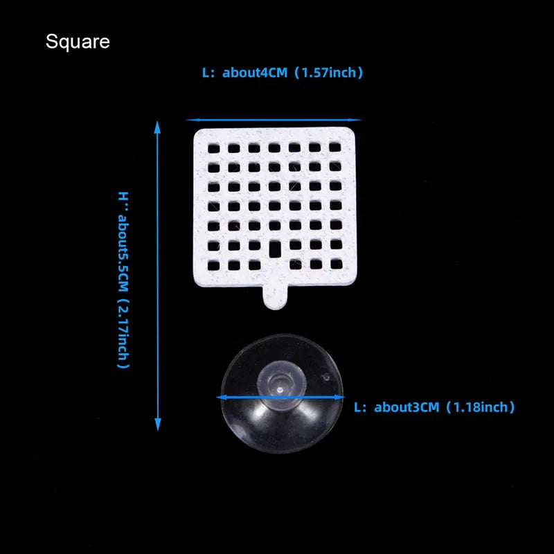 Plastic Fish Tank Aquarium Artificial Grid Betta Rest Spawning – 2 Colors