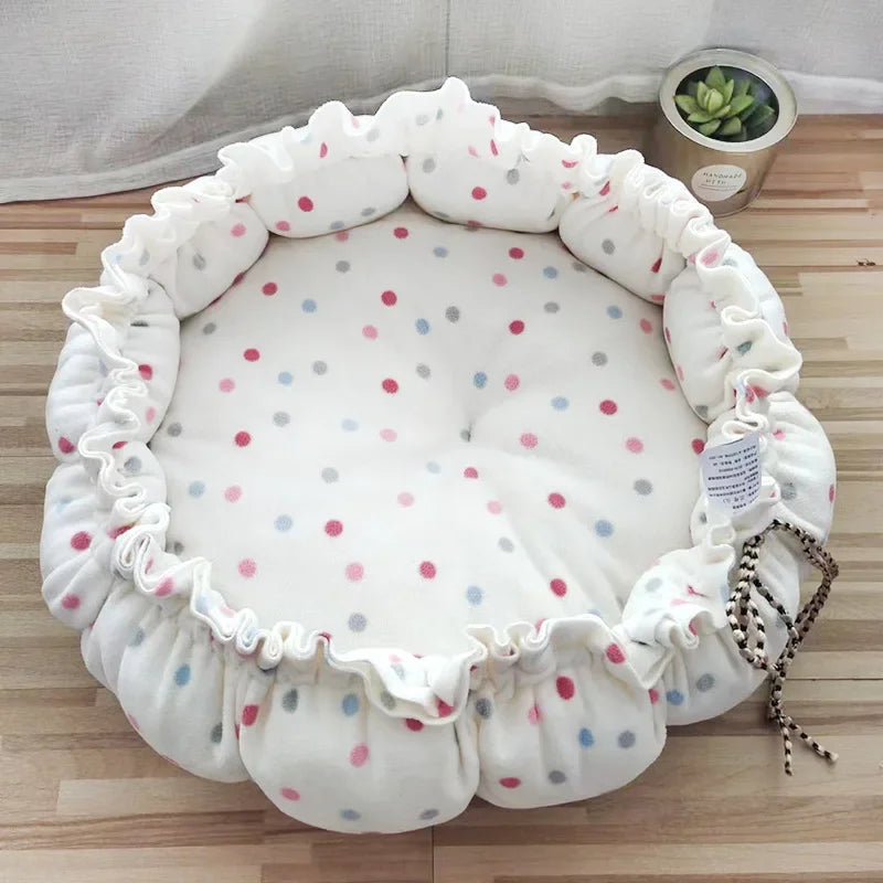 Soft Cat Bed Fluffy Adjustable Cat Cushion - MyPetDollar.com