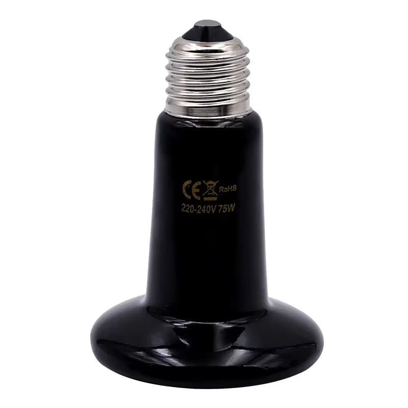 1Pcs Pet Heating Lamp Black Infrared Ceramic - MyPetDollar.com