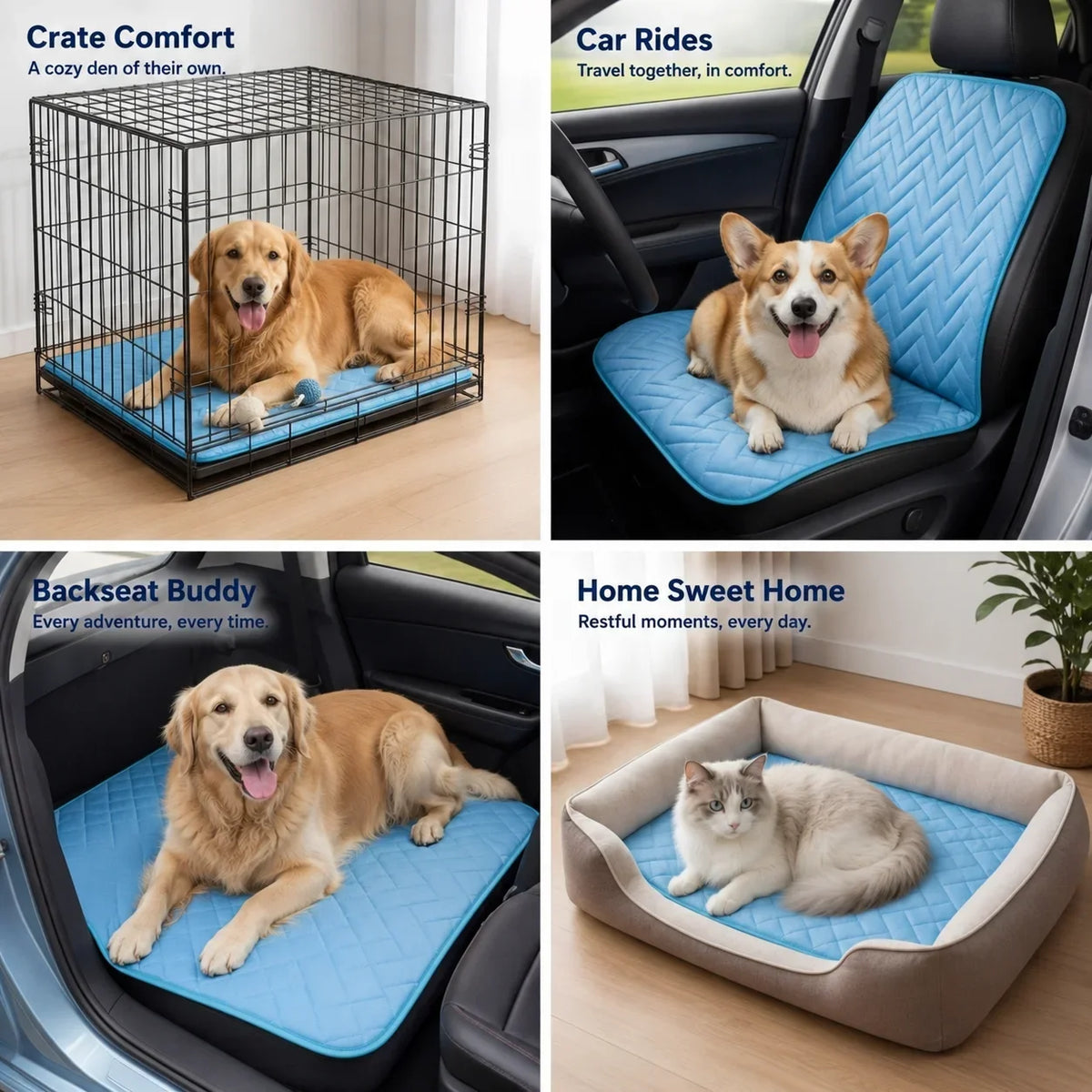 Instant Cool Breathable Dog Cooling Mat, - MyPetDollar.com