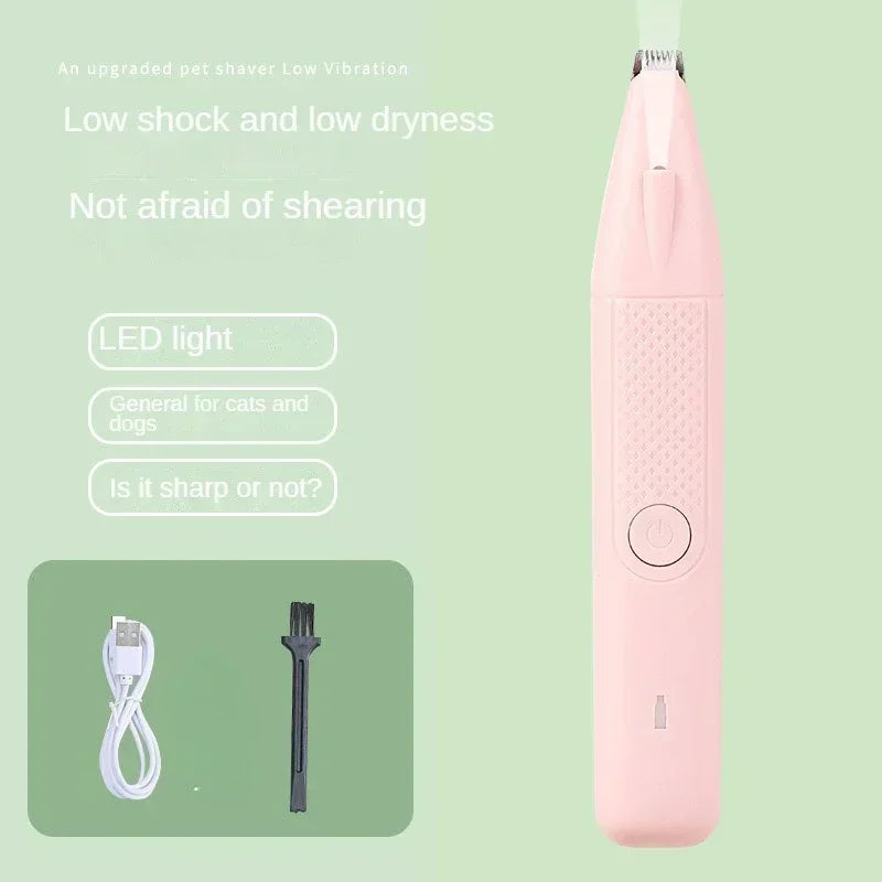 Dog Hair Trimmer Electric Cutter Professional Pet Foot – 5 Colors
