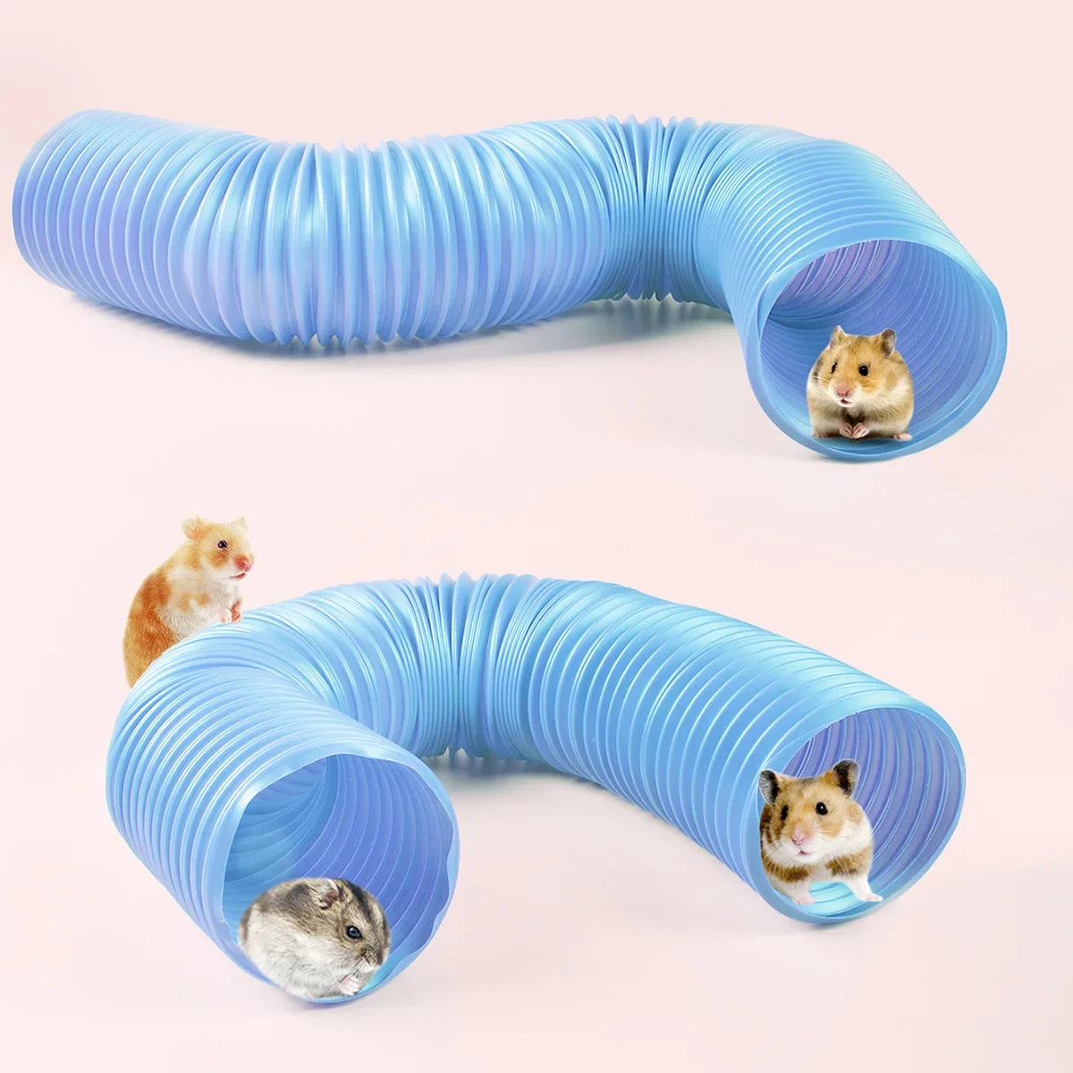 Small Pet Fun Tunel Telescopic 80cm Pipe - MyPetDollar.com