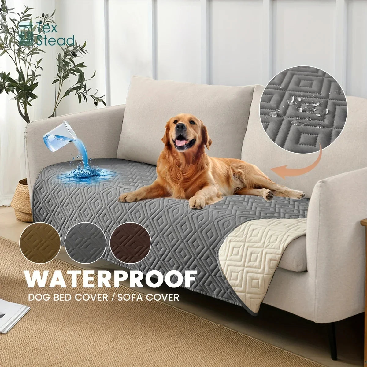 1PC ANTI-LEAKAGE Dog Bed Cover Pet Blanket - MyPetDollar.com