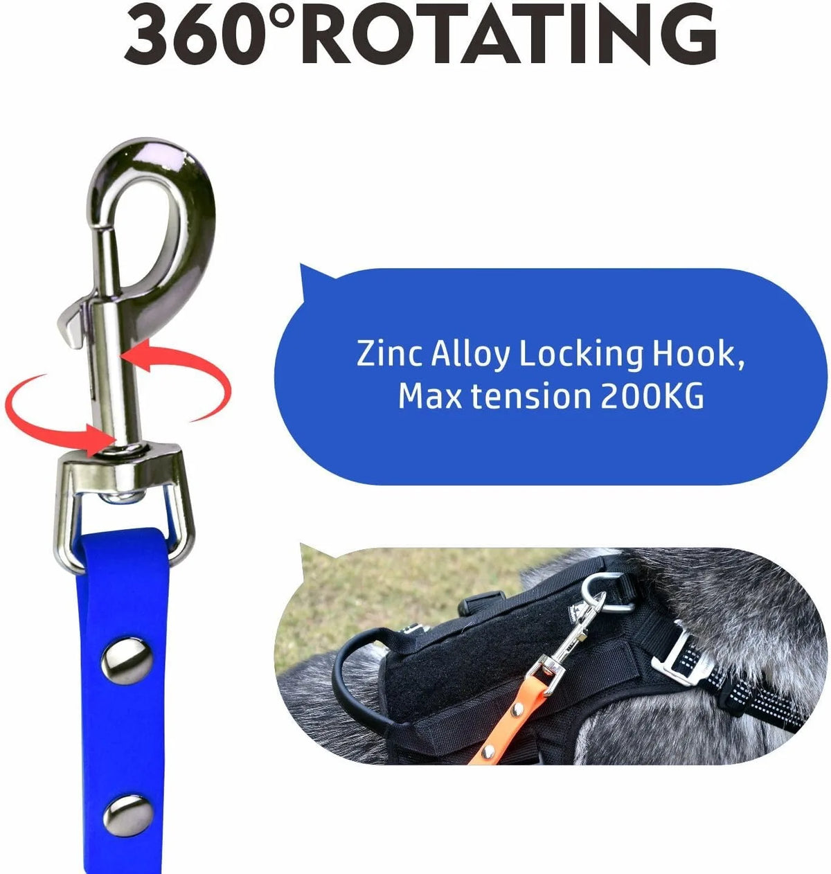 Waterproof Dog Leash Long Pvc Pet Leashes - MyPetDollar.com