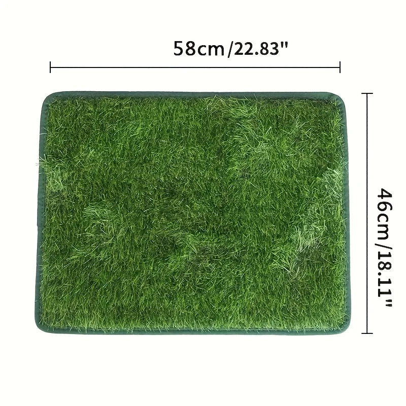 Non-Slip Simulation Lawn Dog Toilet Training Mat