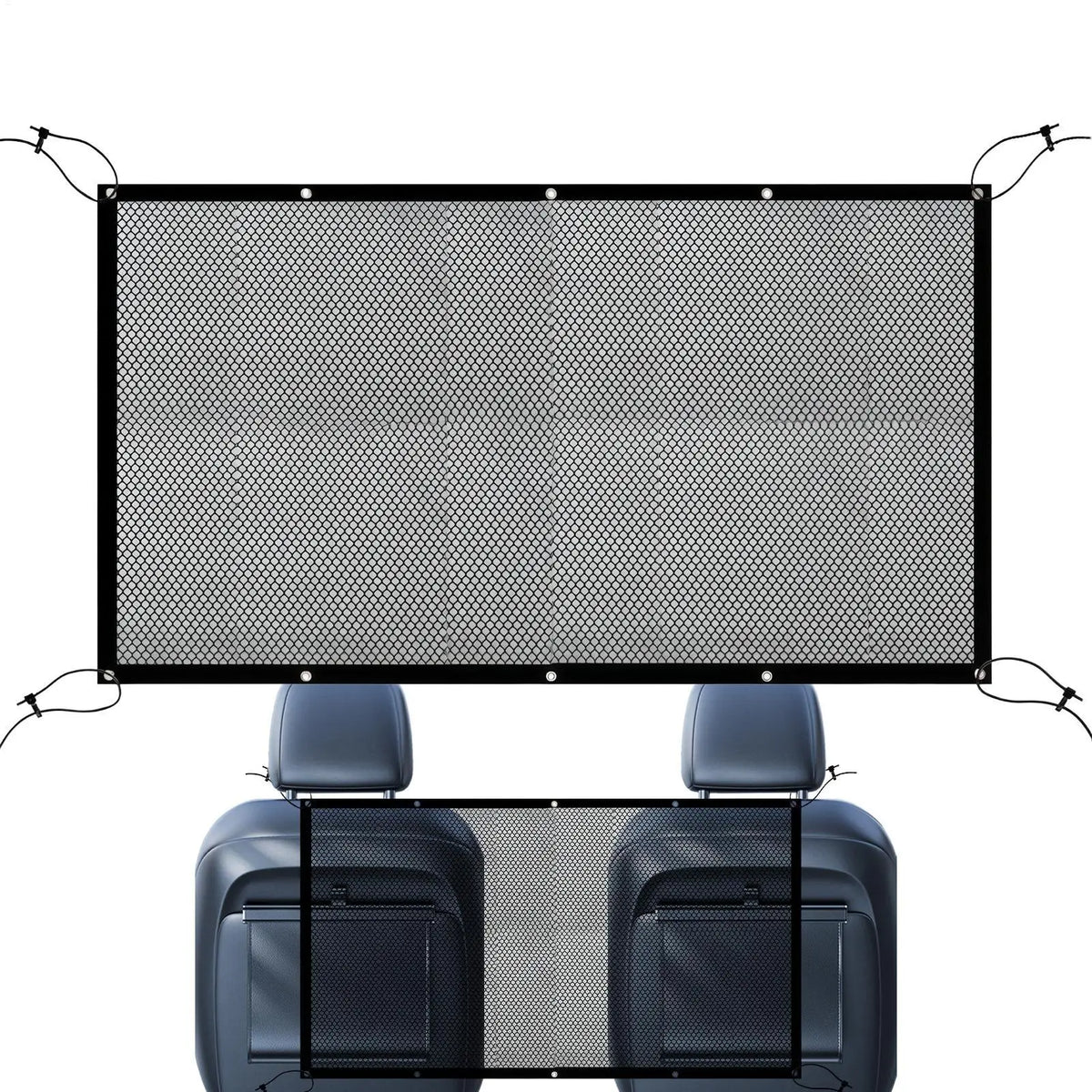 116x76cm Dog Net Adjustable Truck Divider - MyPetDollar.com