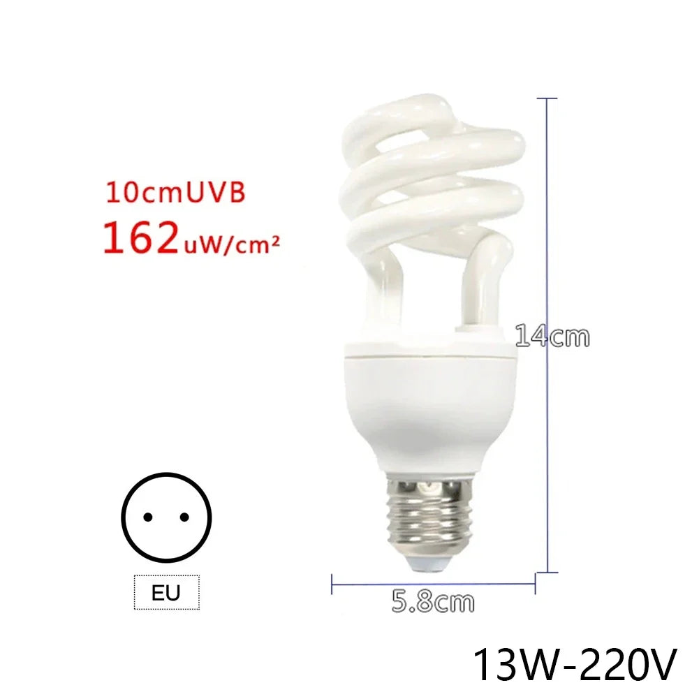 UVB 5.0 10.0 Reptile Heating Lamp13w 26w Rays Energy Light – 8 Colors