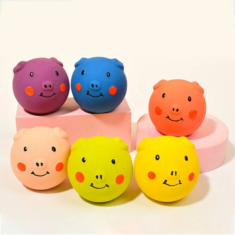 Pet Biting Toys Cartoon Latex Squeaky Dog - MyPetDollar.com
