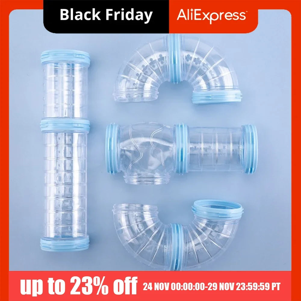 DIY Hamster Tunnel Tubes Set 5.5cm Diam - MyPetDollar.com