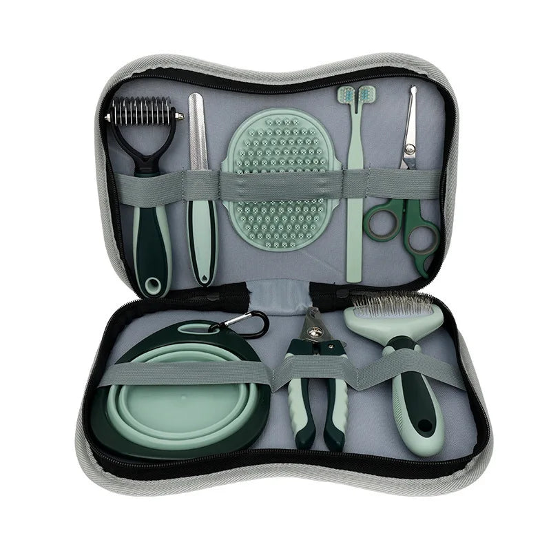 Pet Grooming Tool Comb Kit, Dog Scissors
