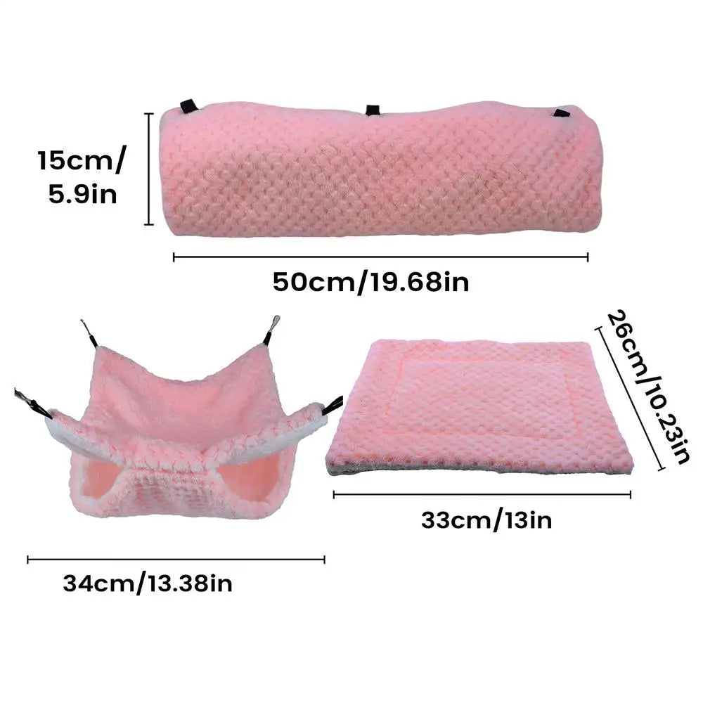 Warm Small Animal Hanging Bed Hamster Bed Cave