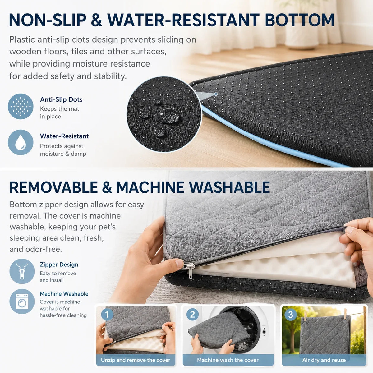 Dog Bed Mat Summer Soft All Seasons - MyPetDollar.com