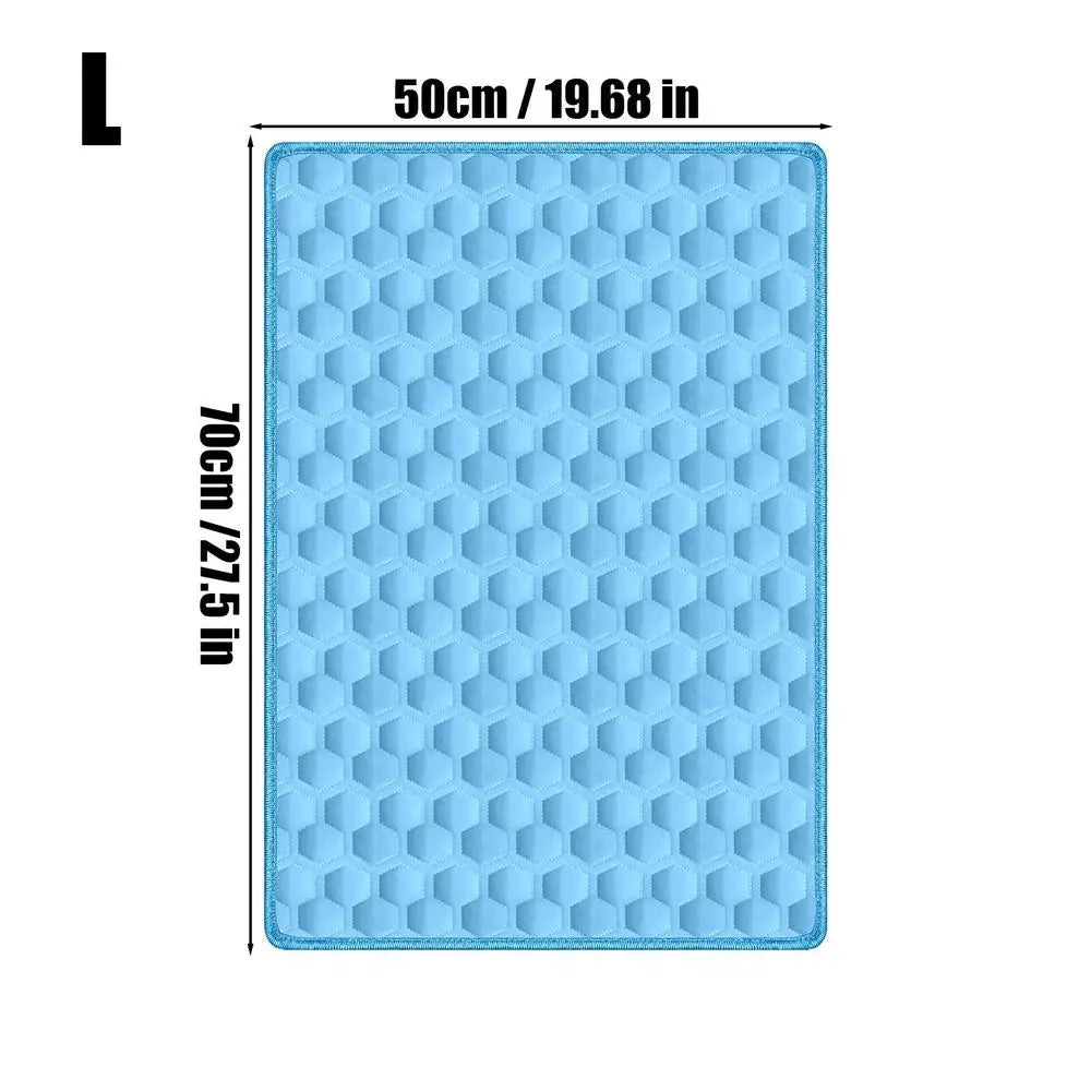 Washable Summer Pet Ice Pad Cool Sleeping Mat – 5 Sizes