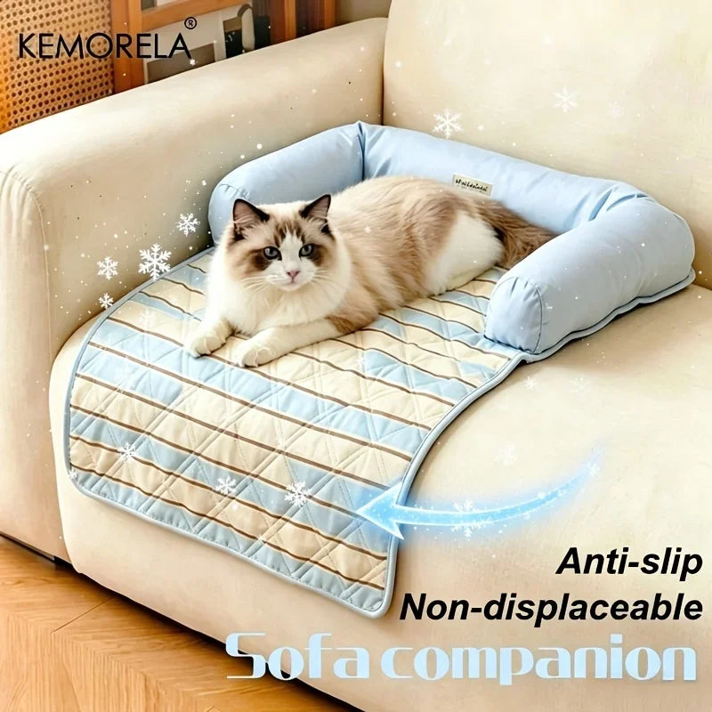 Summer Cooling Pet Bed Cushion Pad Durable - MyPetDollar.com