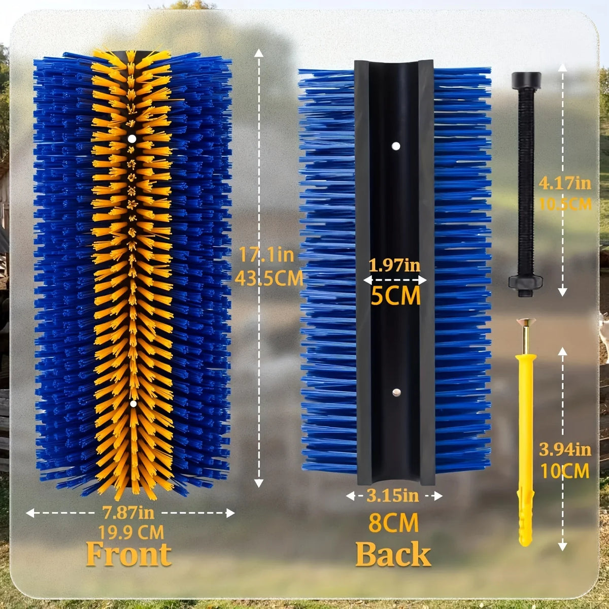 Livestock Scratching Brush for Itchy Coats, - MyPetDollar.com