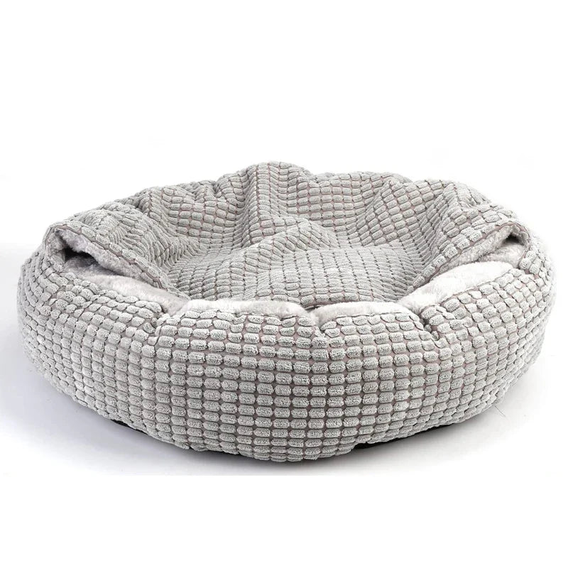 Benepaw Cozy Dog Bed Hooded Fluffy - MyPetDollar.com