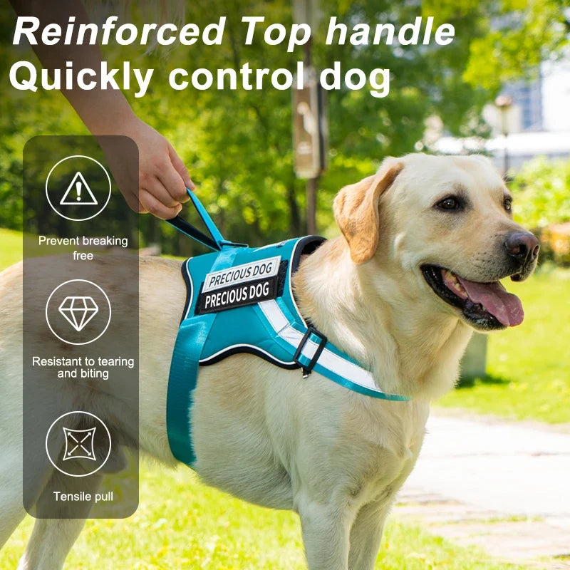 Dog Harness Reflective Breathable and - MyPetDollar.com