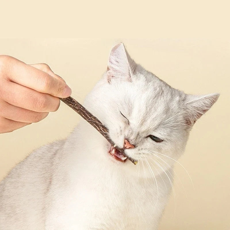 Natural Woodruff Cat Chew Stick Catnip Molar - MyPetDollar.com