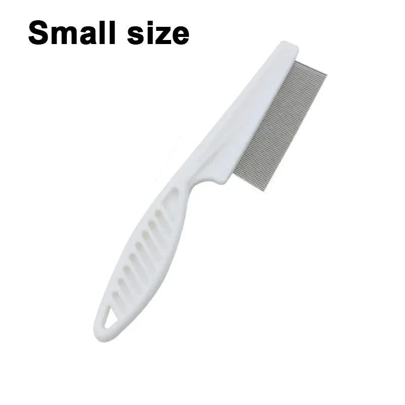 Pet Flea Removal Comb Stainless Steel Dense Teeth Dog & Cat – 3 Colors