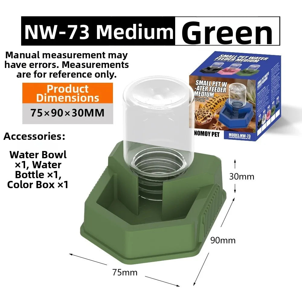 Automatic Reptile Water Dish Multi-size – 9 Colors
