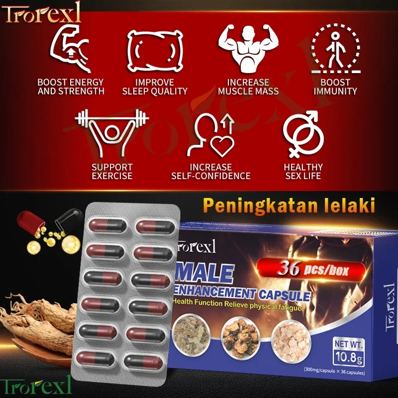 Horny Goat Weed Capsule 36 Tablets 100% Pure - MyPetDollar.com