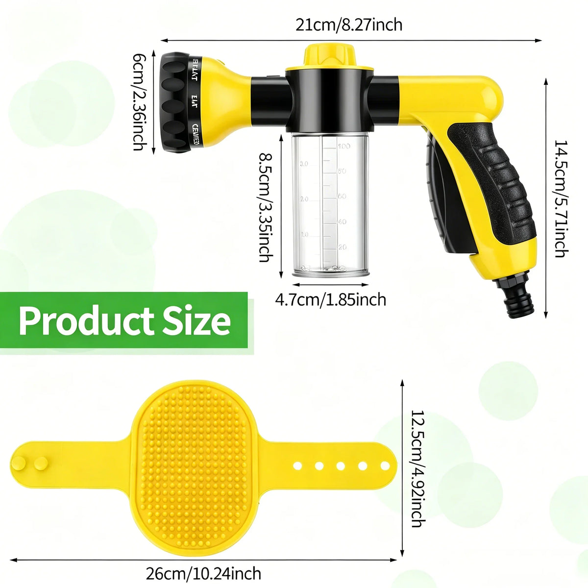 2 in 1 Dog Bathing Sprayer