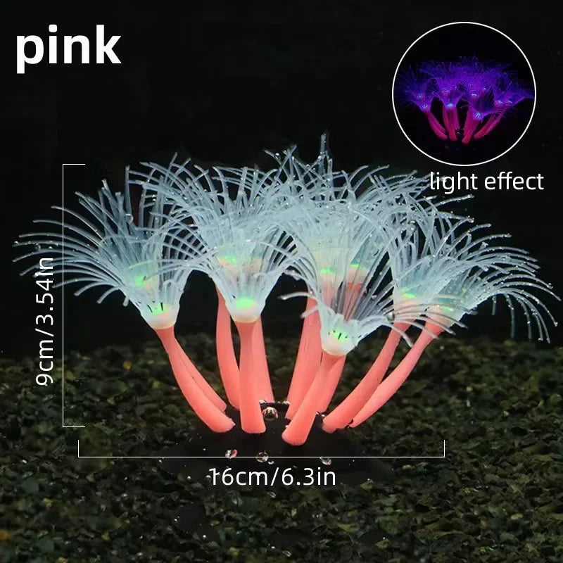 Simulation Silicone Coral Fish Tank – Aquarium Supplies