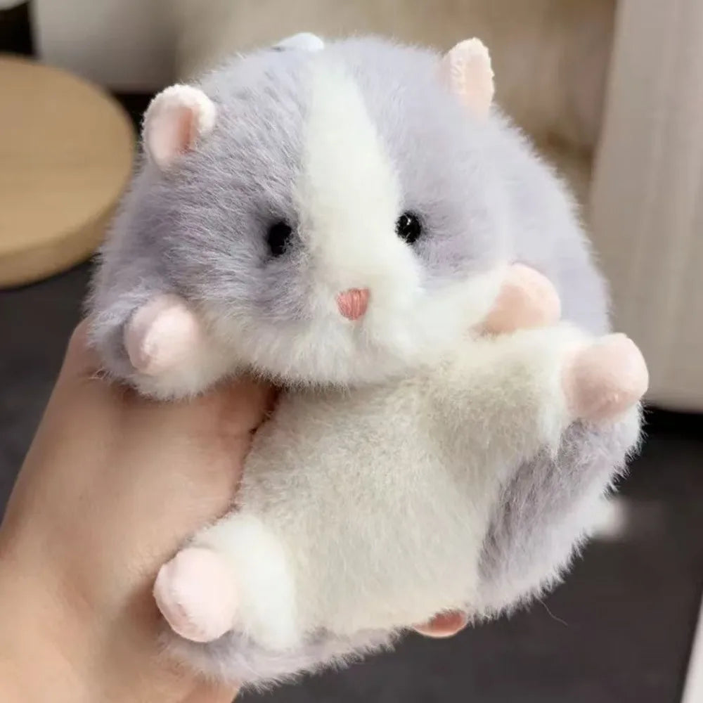 Durable Cute Plush Hamster Keychain Stress Relief Design Soft – 6 Colors