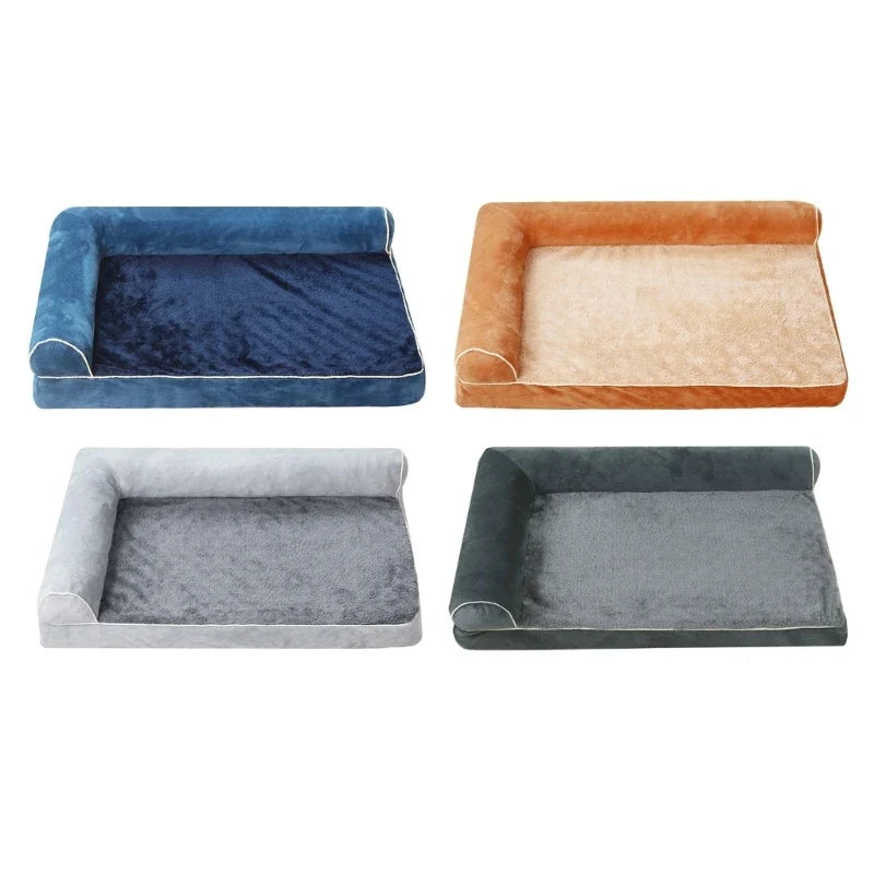 Supportive Dog Lounger Bed with Double - MyPetDollar.com