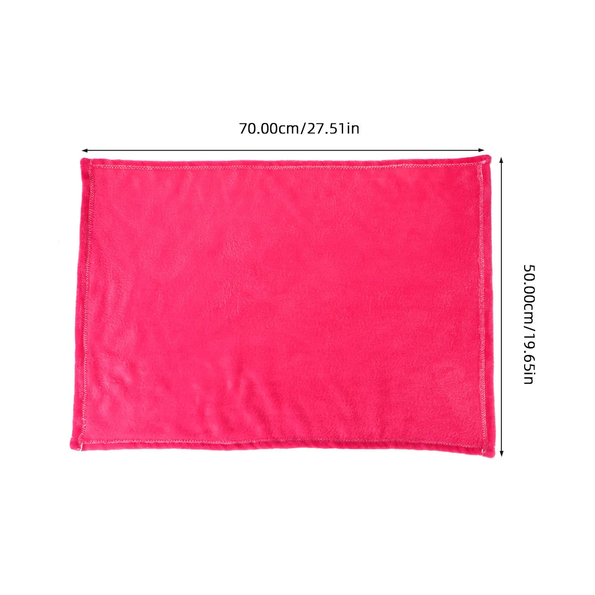 Fleece Premium Flannel Pet Blanket Pink Lightweight Warm Solid Color – 11 Colors