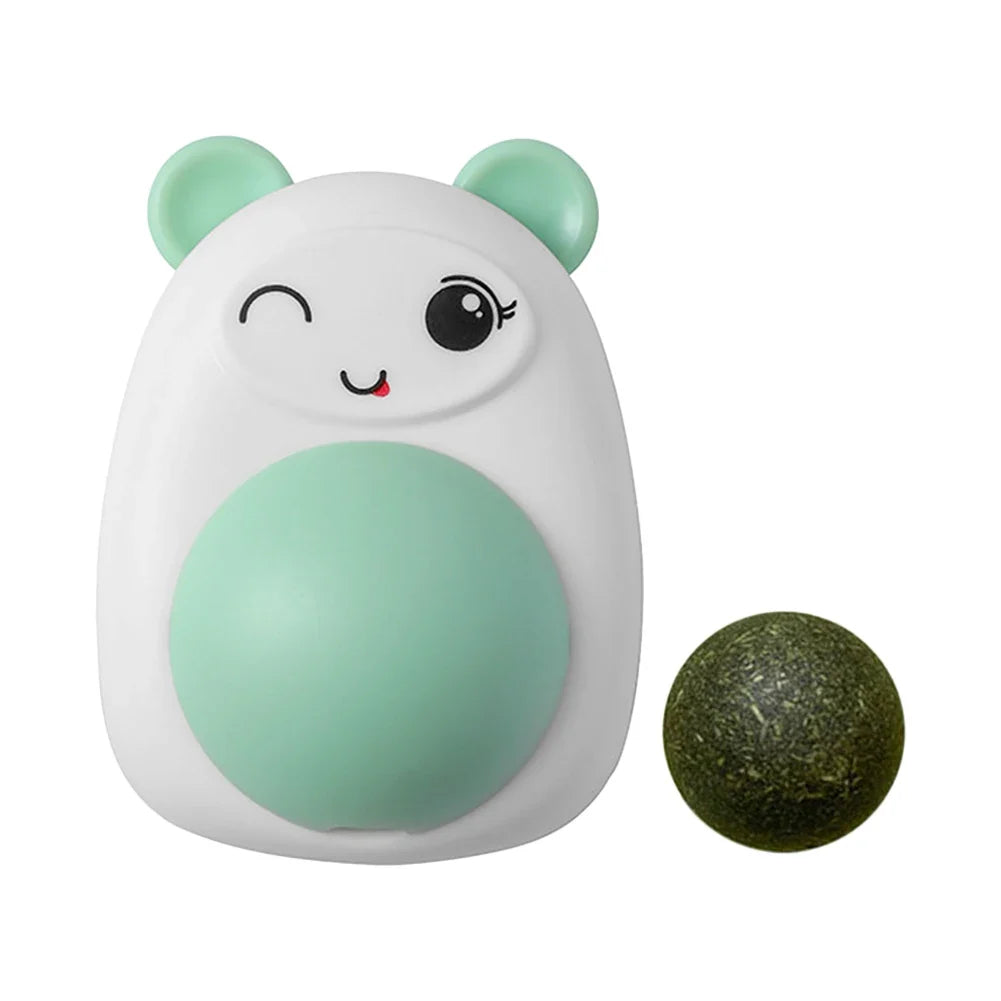 Plastic Catnip Ball Natural Safe Cats Catnip - MyPetDollar.com