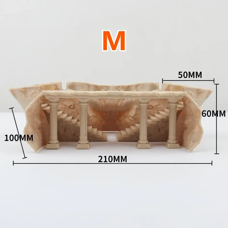 3D Printed Roman Secret Realm Aquarium Cave – 8 Colors