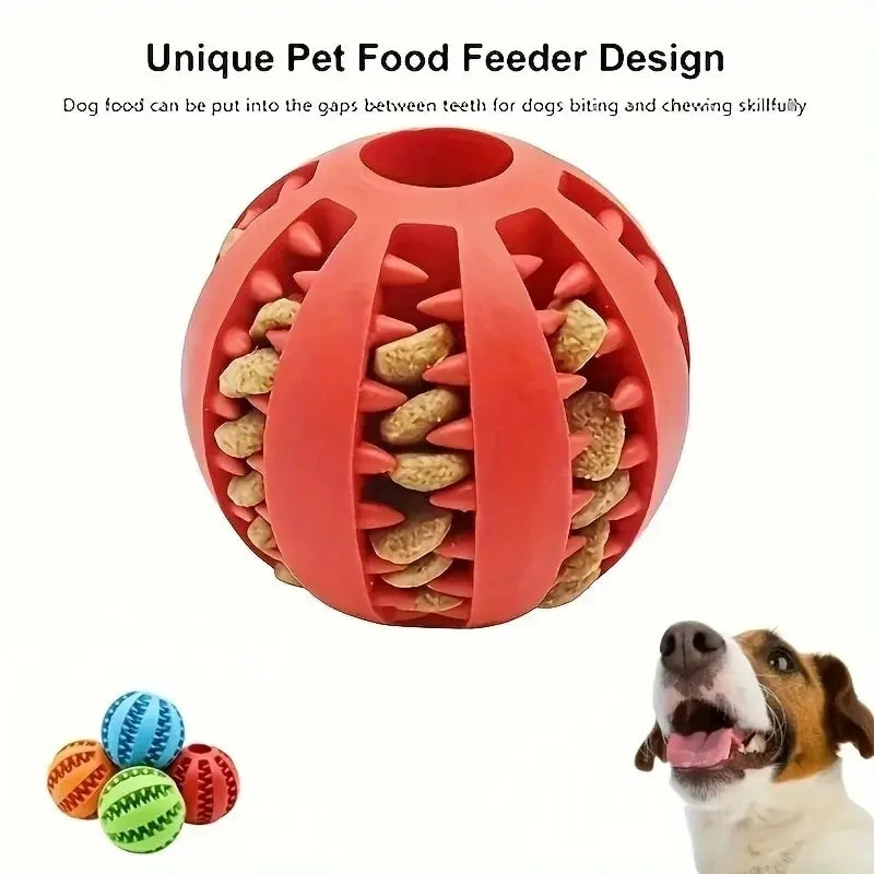 1/2Pcs Dog Toy Ball, Nontoxic Bite Resistant - MyPetDollar.com