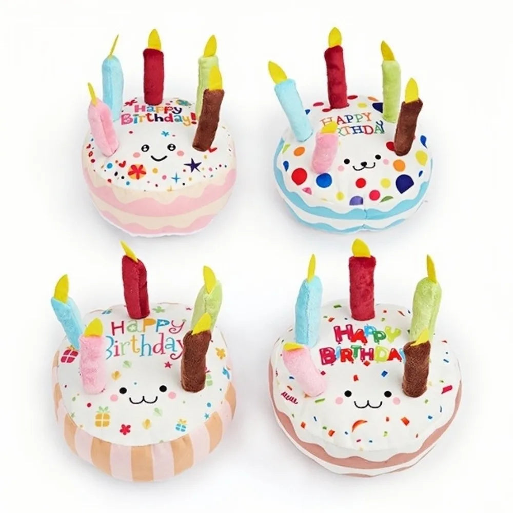 New Birthday Cake Dog Toys Interactive Bite - MyPetDollar.com